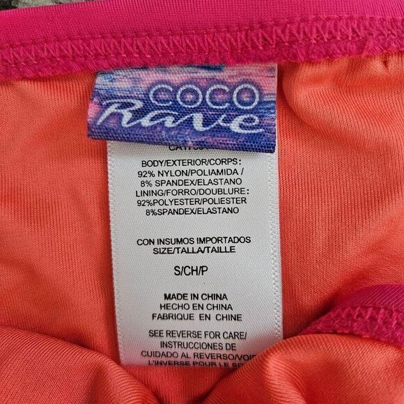 3/$15 Coco Rave Watermelon Pink Bikini Bottoms Size Small - Picture 2 of 4